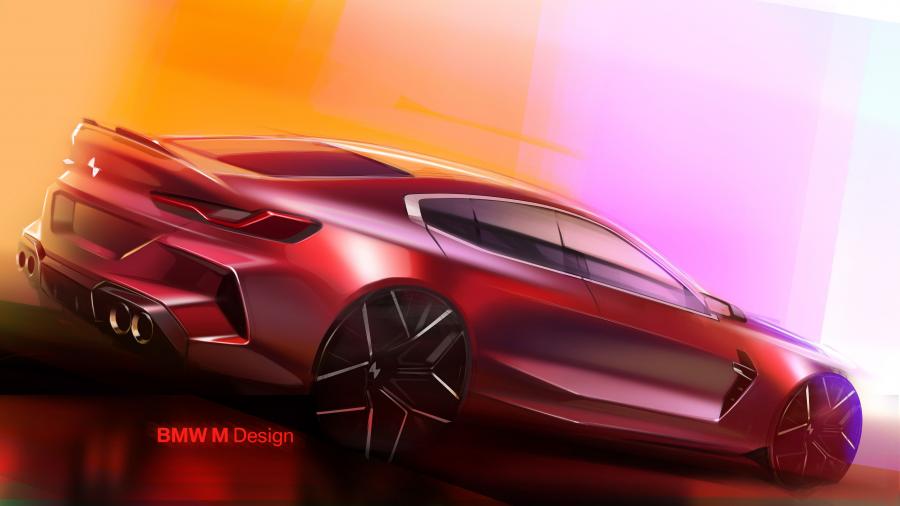 Эскиз BMW M8 Competition Gran Coupe (F93) 2019 года  (WW) (фото 131 из 139)